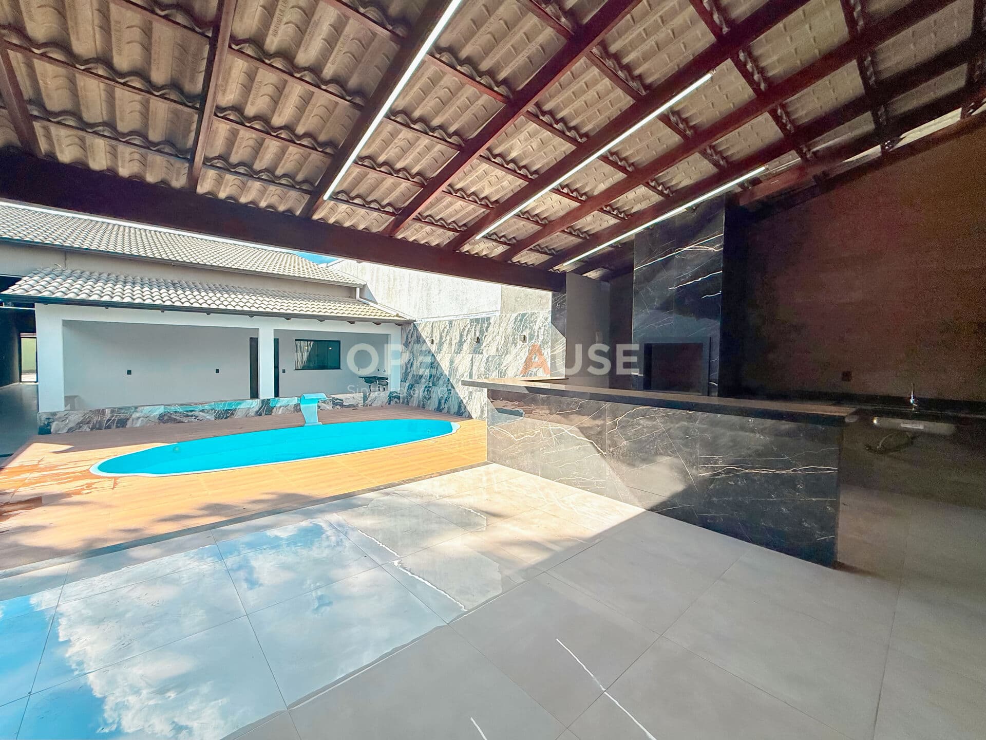 Estilo colonial, revestimento moderno