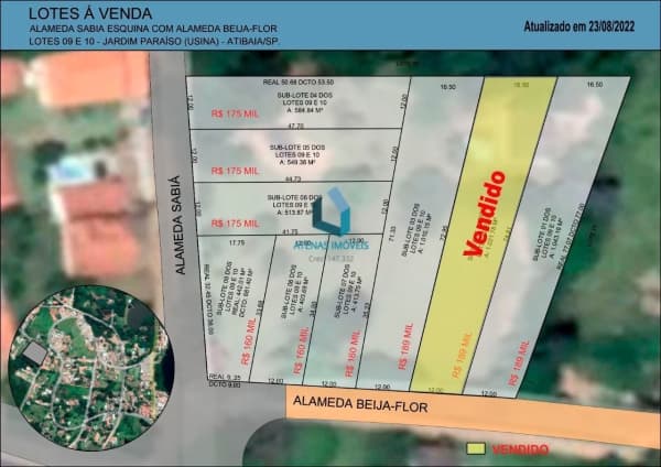 Lote/Terreno em Atibaia - Jardim Paraíso da Usina