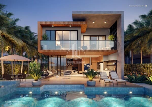 Casa Alto Padrão Frente Mar no Cumbuco