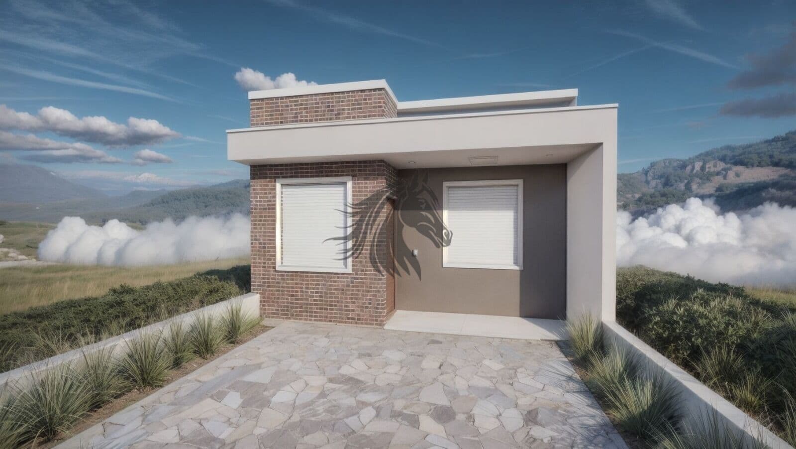 Casa térrea em construção 3 dorm. (1 suíte)
