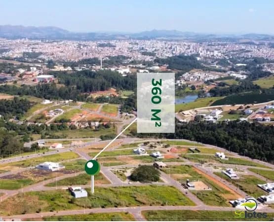 Lote na Parte mais Alta do Bairro - Vista para a Cidade