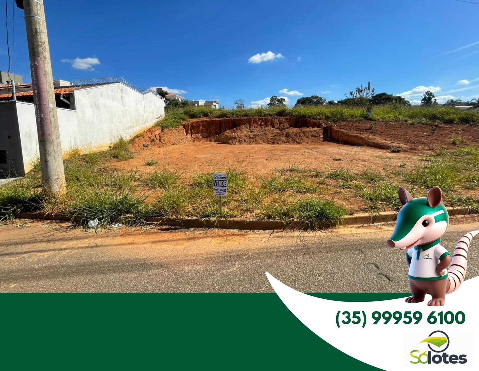 Bairro Nobre - Lote com 367,46 m² - Bairro Totalmente Seguro