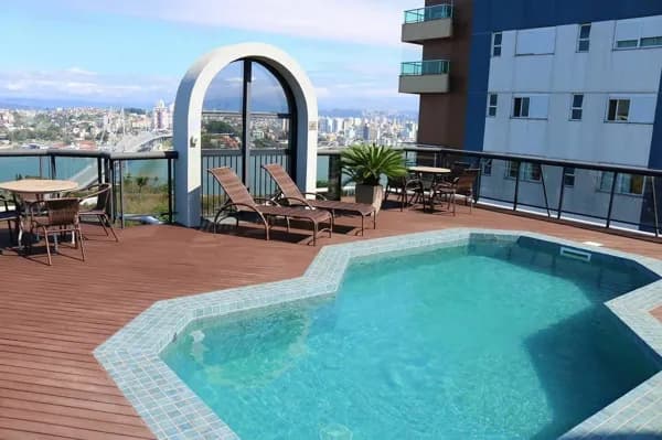 Flat Mercury Lindacap ( CENTRAL PARK ) -Centro de Florianopolis - !!!!ANDAR ALTO