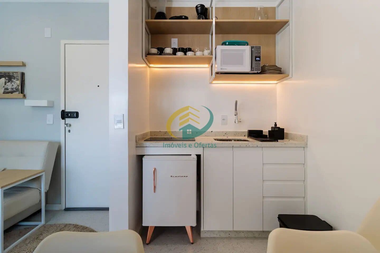 Apartamento em Centro - Studio MOBILIADO - VAGA ROTATIVA INTERNA DESCOBERTA