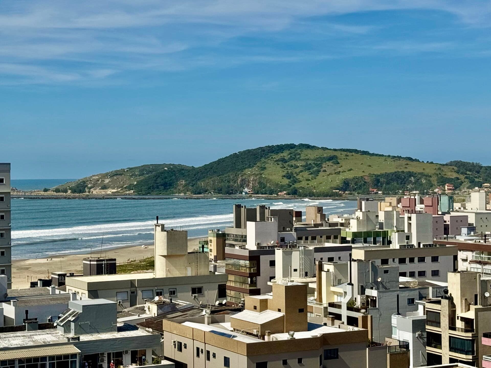 Suítes com vista para o mar.