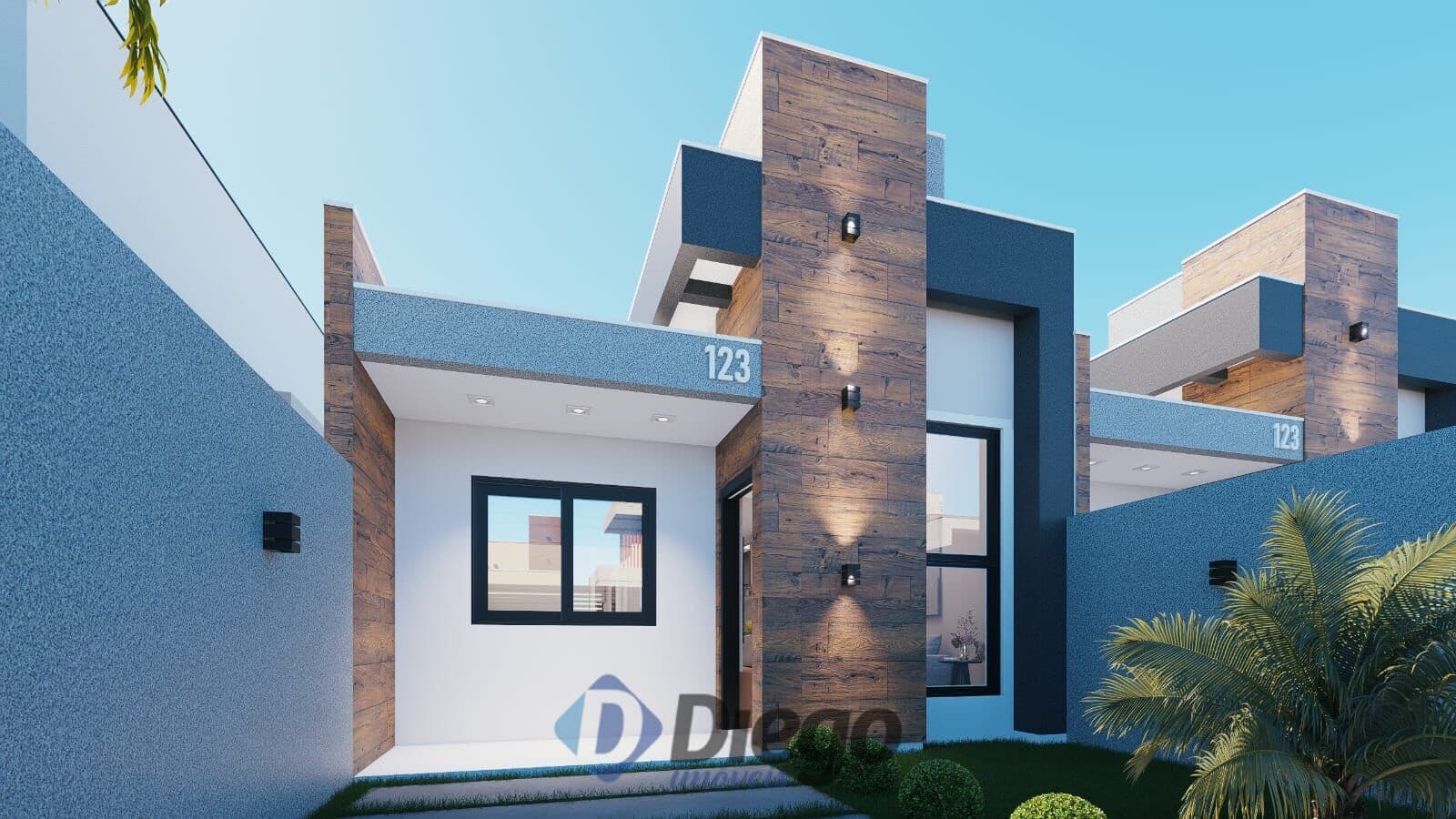 Casas novas com PISCINA apenas 300 metros da praia