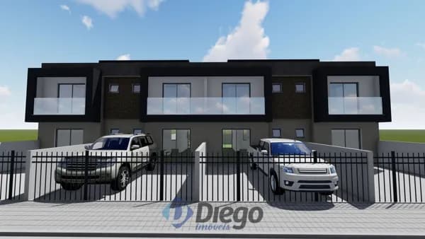 Sobrados Novos em Matinhos com 3 Quartos a Apenas 300 Metros da Praia