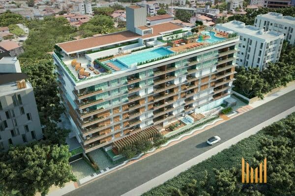 Apartamento com 3 quartos na praia de Camboinha