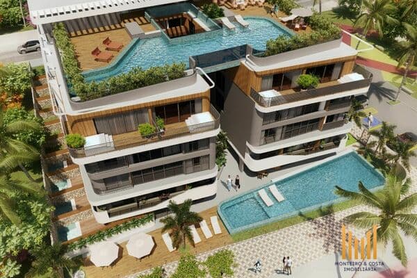 Apartamento Flat em Ponta de Campina, Cabedelo/PB