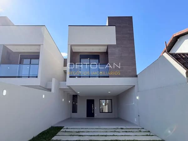 Sobrado NOVO 209m² - 03 suítes – Bom Jesus - São José dos Pinhais