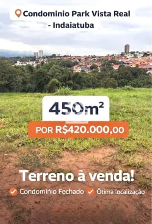Terreno em Condomínio - Jardim Park Vista Real