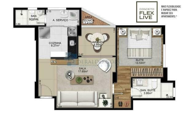 Apartamento em Salvador - Rio Vermelho