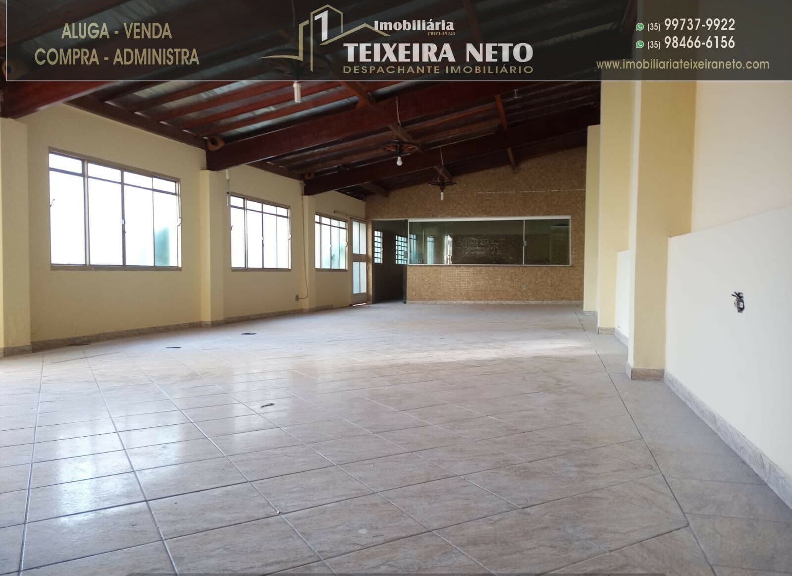 ALUGA-SE SALÃO COMERCIAL EM ALFENAS-MG!!!