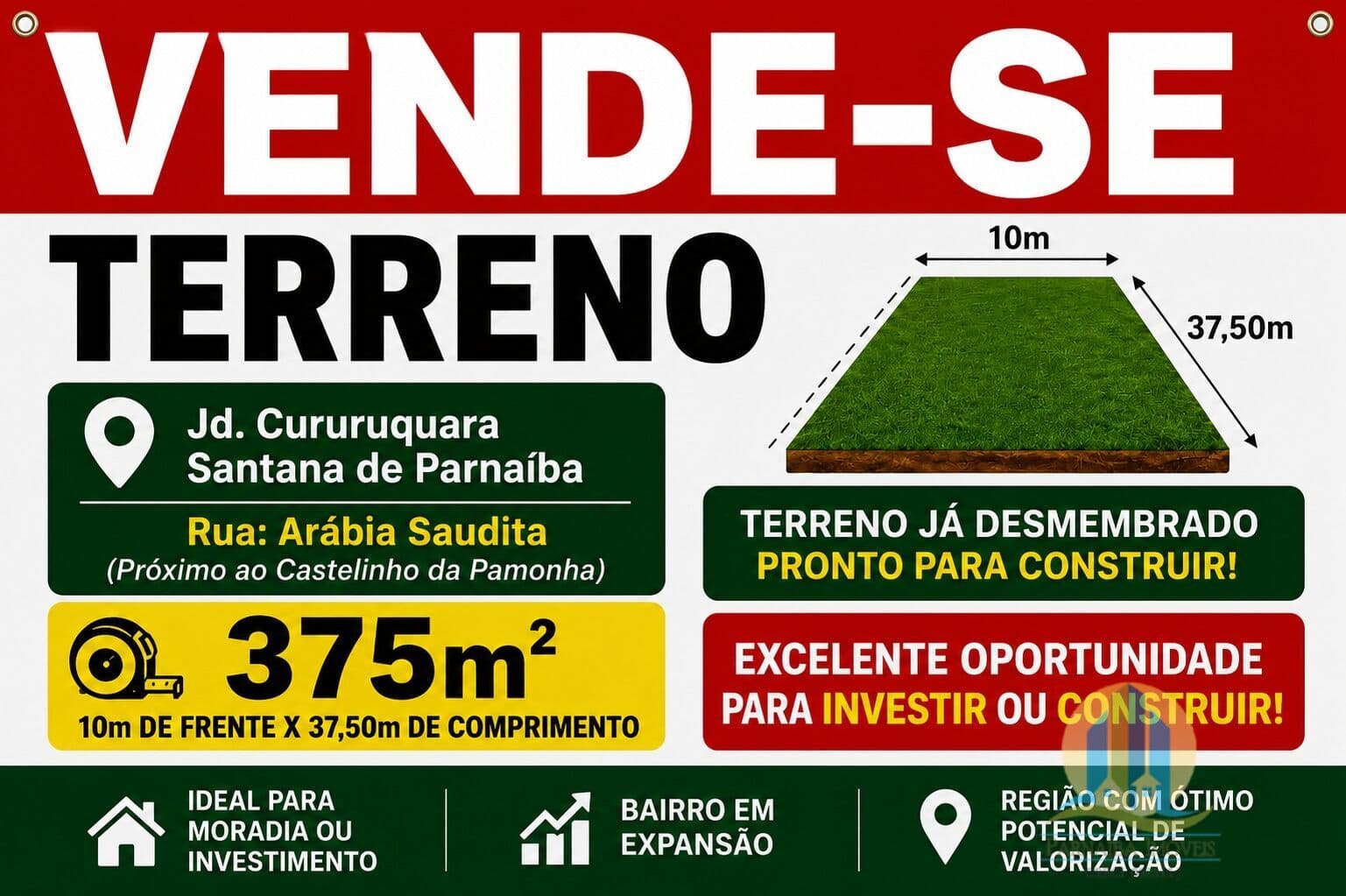 Terreno á venda recanto maravilha lll