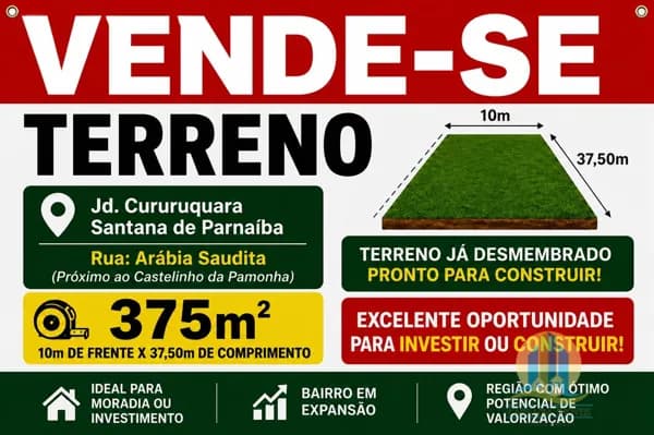 Terreno á venda recanto maravilha lll