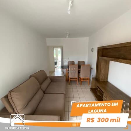 Apartamento á Venda semimobiliado, a duas quadras do mar!