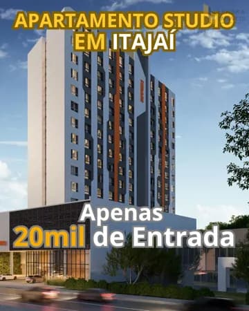 Apartamento Studio bairro São João Itajaí