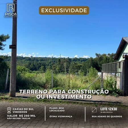 Lote/Terreno em Caxias do Sul - Santa Catarina