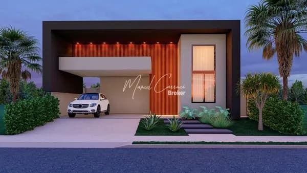 Belíssima casa à venda com 3 quartos, sendo 2 apartamento e 1 suíte máster, cozinha Gourmet e energia fotovoltaica