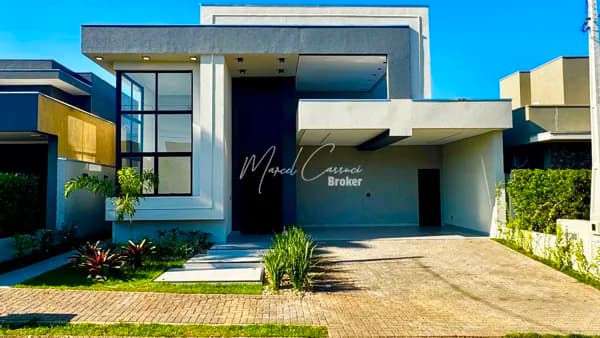 Casa à venda no Condomínio TerraVista, 3 quartos sendo 3 suítes e 1 closet, escritório, varanda gourmet, marcenaria completa, lavanderia, piscina, na cidade de Mirassol/SP.