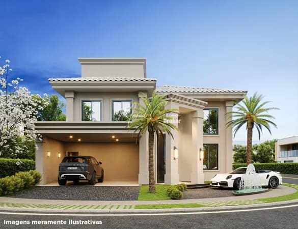 Belíssima casa à venda, com 3 suítes, sendo 1 máster com closet, piscina com spa aquecida e iluminada