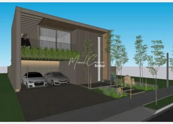 Belíssimo sobrado à venda com 3 suítes, todas com closet e 1 suíte máster com banheira e 270,00m²