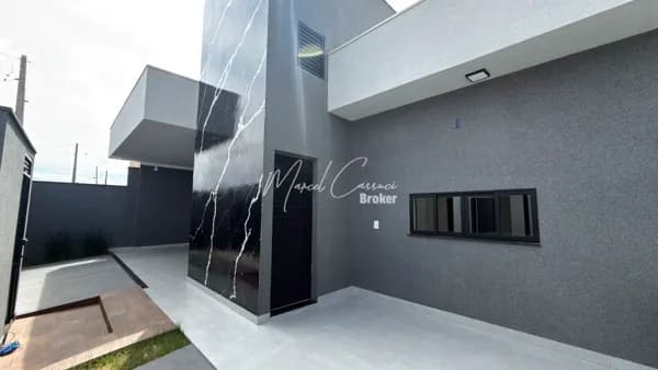 Casa a venda com 3 quartos, sendo uma suíte, área gourmet, no bairro Maisparque em Mirassol-SP