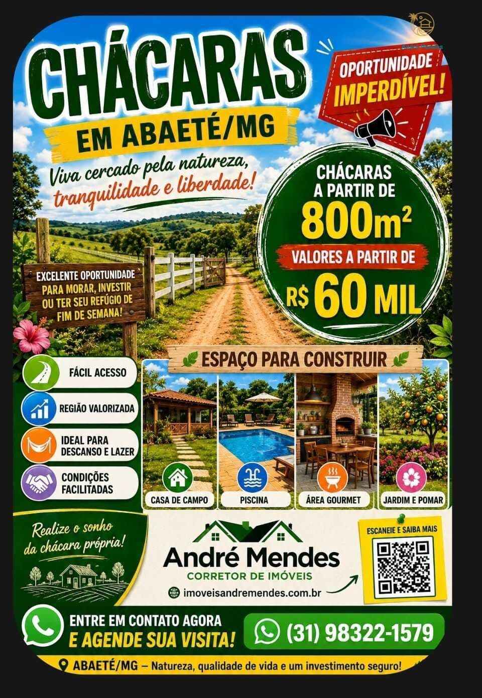 Terreno à Venda no Quintas do Abaete em MG