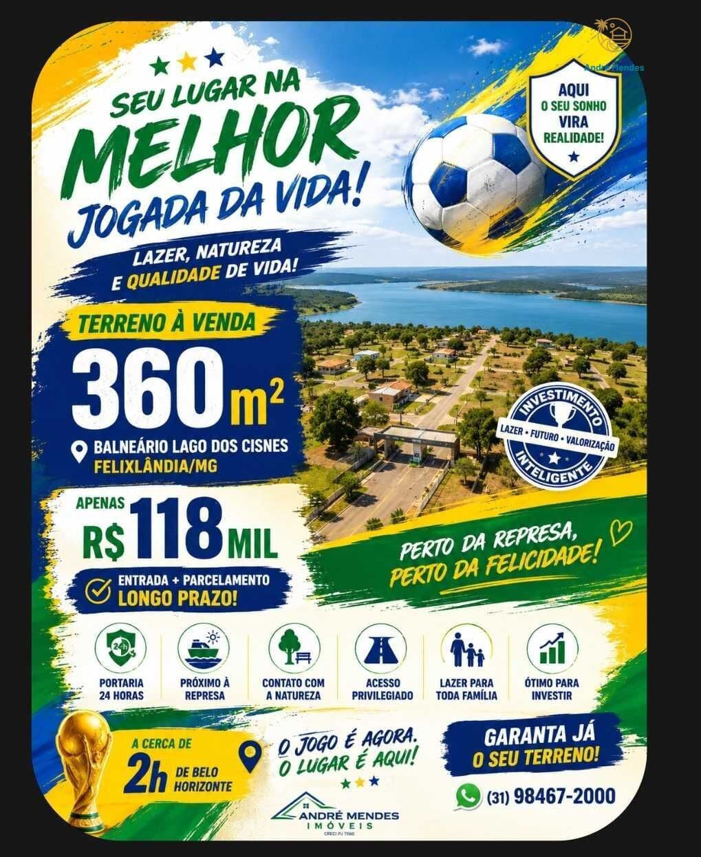 Lote/Terreno em Felixlândia - Centro