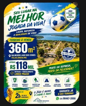 Lote/Terreno em Felixlândia - Centro