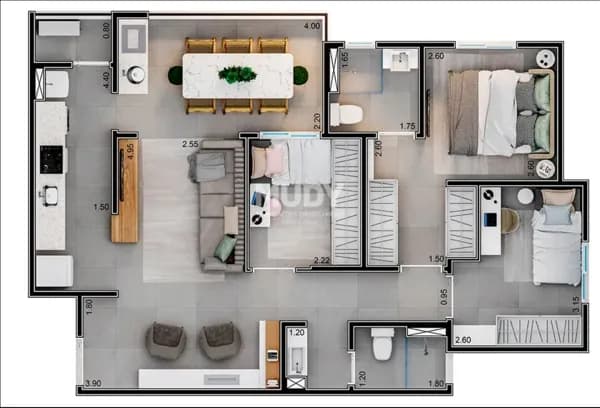 Apartamento em Salto - Buru