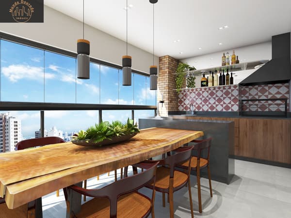 Apartamento 161 m² - 3 suítes - 3 vagas - Depósito - Varandas à venda no bairro Campestre - Santo André/SP