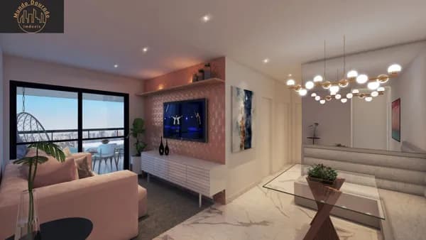 Apartamento 87 m² - 3 Dormitórios (1 Suíte) - 2 Vagas - Varanda Gourmet à venda no bairro Vila Bastos - Santo André/SP