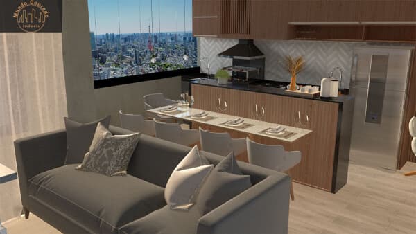 Apartamento 63 m² - 2 ou 3 Dormitórios (1 suíte) - 1 Vagas - Lazer à venda no bairro Vila Curuçá - Santo André/SP