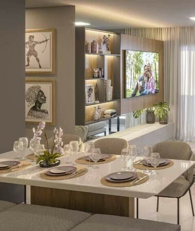 Apartamento Padrão 56 m² - Residencial Alameda MBigucci