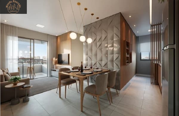 Apartamento 40 m² - 2 dormitórios - 1 vaga - Varanda à venda no bairro Vila Palmares - Santo André/SP