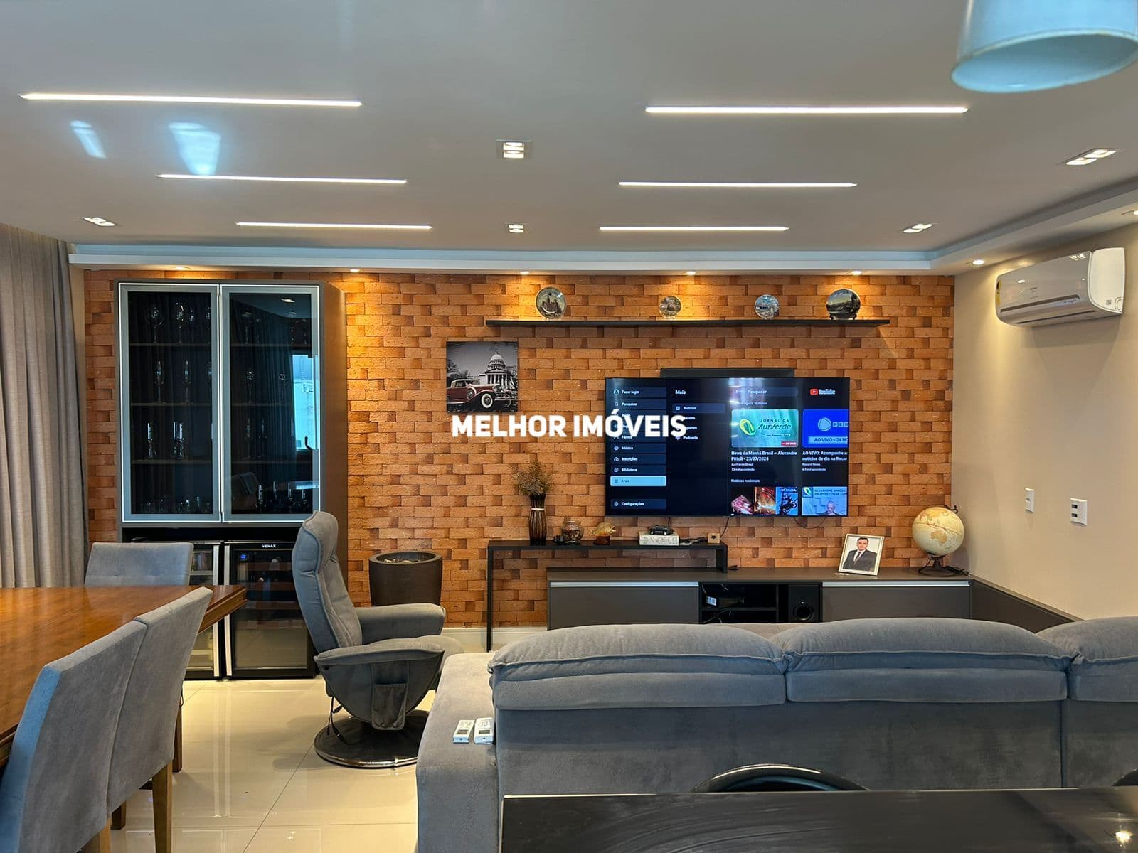 Apartamento Mobiliado com 105 m² no Centro de Balneário Camboriú