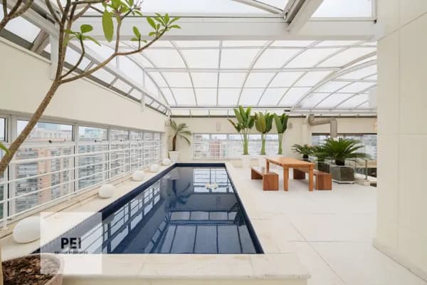 COBERTURA COM VISTA EXCLUSIVA VILA NOVA CONCEIÇÃO DUPLEX 4 SUITES 8 VAGAS VISTA PARA O PARQUE IBIRAPUERA E JARDINS