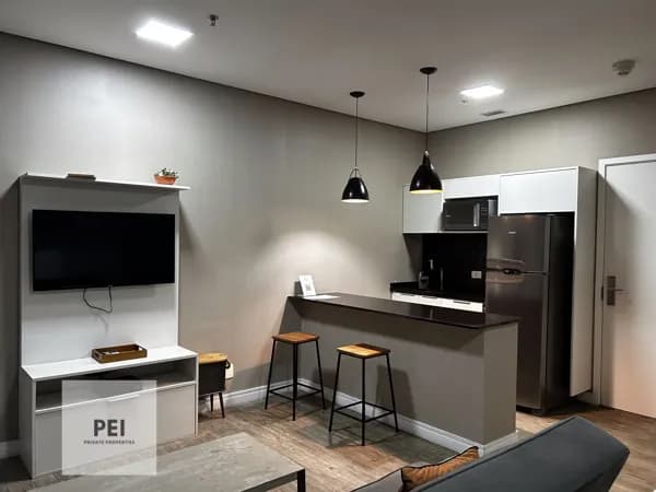 ALUGO APARTAMENTO MOBILIADO 43m2 NO FL RESIDENCE AO LADO DA AV FARIA LIMA, VILA OLIIMPIA