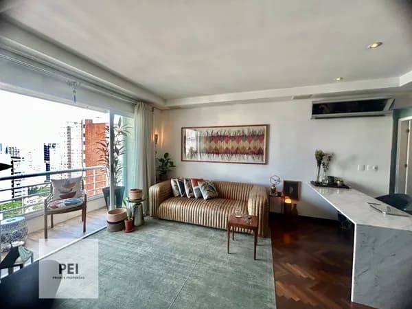 ALUGO Apartamento Bacana Mobiliado de 58m2 a uma quadra do metro Oscar Freire