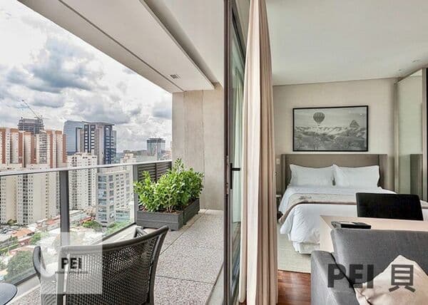 ALUGO APARTAMENTO MOBILIADO 43m2 NO FL RESIDENCE AO LADO DA AV FARIA LIMA, VILA OLIIMPIA
