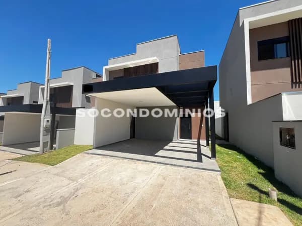 Casa sobrado à venda no Authoria, condomínio fechado no bairro Santa Rosa na cidade de Piracicaba SP