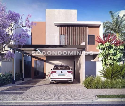 Casa sobrado à venda no Authoria, condomínio fechado no bairro Santa Rosa na cidade de Piracicaba SP