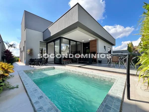 Casa térrea com 3 suites à venda no Morada do Engenho, condomínio fechado na cidade de Piracicaba SP