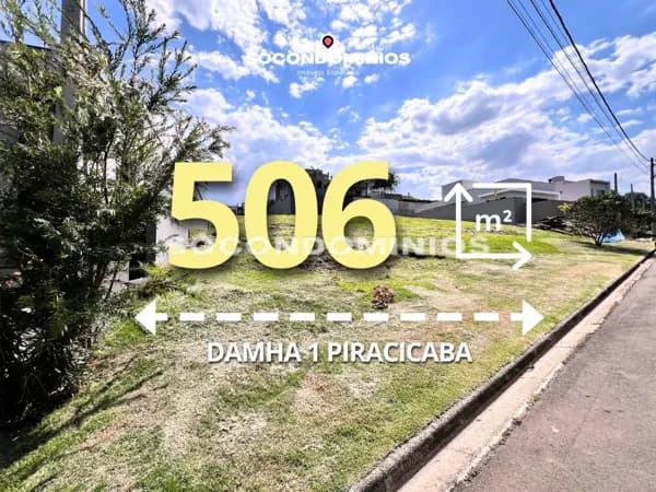 Terreno à venda no Damha 1. Condomínio fechado em Piracicaba SP