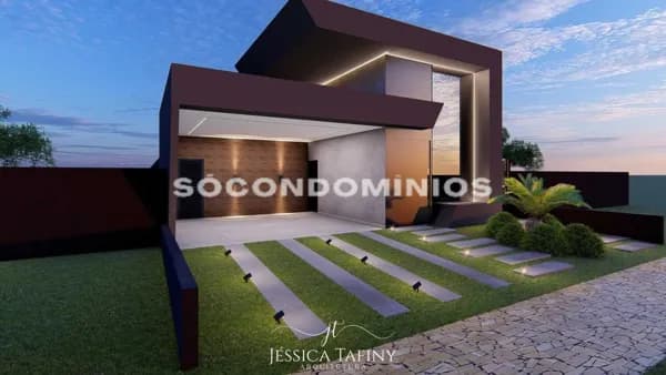 Casa térrea à venda com 3 suítes no Belmonte. Condomínio fechado no bairro Campestre na cidade de Piracicaba SP.