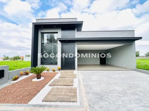 Casa térrea à venda Reserva Jardins, condomínio fechado em Piracicaba SP
