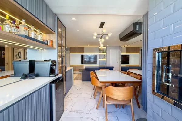 Apartamento mobiliado no bairro vila nova com 3 suítes !!