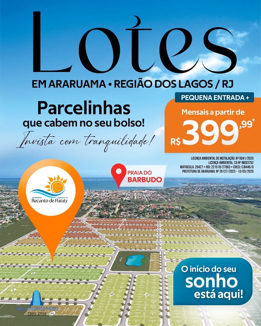 🏡✨ Loteamento Recanto de Paraty – Praia do Barbudo | Araruama ✨🌊