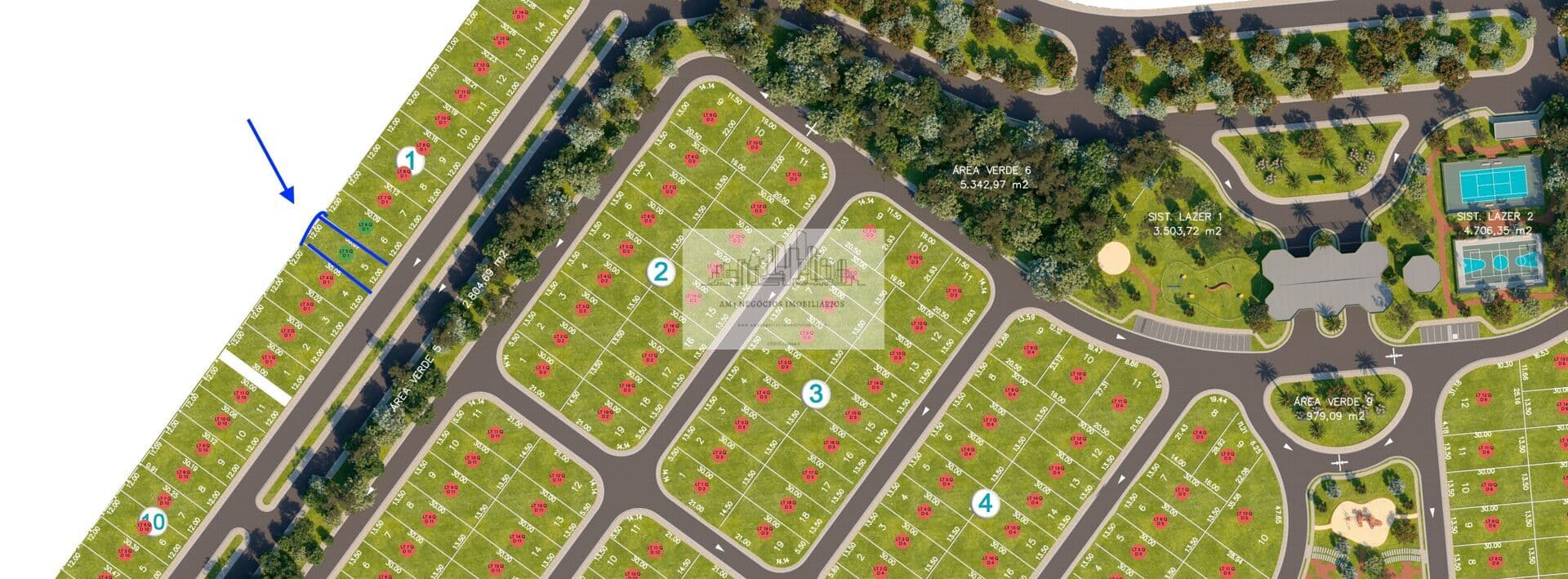 Terreno comercial à venda no Condomínio Botanic Residence